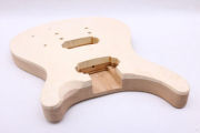 1set guitar kit 22Fret Guitar Neck Guitar Body Mahogany Quilted Maple Veneer