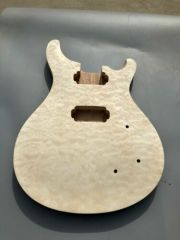 1set Guitar Kit Guitar Neck 22fret 24.75inch Quilted Maple Guitar Body Mahogany