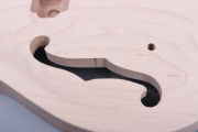 guitar Kit Guitar Neck 22 fret Guitar Body Mahogany Maple Semi Hollow Left hand
