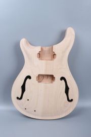 guitar Kit Guitar Neck 22 fret Guitar Body Mahogany Maple Semi Hollow Left hand