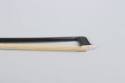 Black 4/4 Violin Bow Carbon Fiber Braided Stick Pernambuco Level Natural Hair