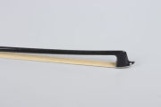 Black 4/4 Violin Bow Carbon Fiber Braided Stick Pernambuco Level Natural Hair