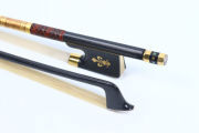 3pcs Carbon Fiber Violin Bow 4/4 Strong Straight Pernambuco Level Ebony Frog