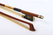 Violin Bow 4/4 Full Size Advance Bow Hair Brazilwood Ebony Frog Straight Bows