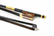 New 4/4 violin Bow Carbon fiber Top grade Snakewood Frog Black Bow hair