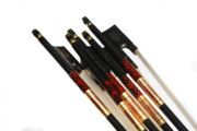 3pcs Carbon Fiber Violin Bow 4/4 AAA Bow Hair Straight Abalone Ebony Bow Frog