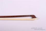 4/4 Violin Bow Snakewood Bow Straight Red leather White Horsehair Fine inlay US