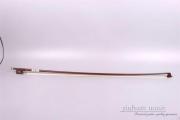 4/4 Violin Bow Snakewood Bow Straight Red leather White Horsehair Fine inlay US