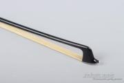 New Violin Bow 4/4 Black Carbon fiber Bows Ebony Frog Good Balance Straight