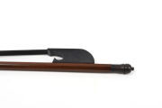 New 4/4 Violin Bow Baroque Bows Ebony Frog Brazilwood Black Bow hair Straight