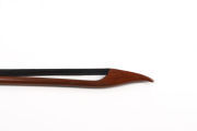 New 4/4 Violin Bow Baroque Bows Ebony Frog Brazilwood Black Bow hair Straight