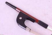 3/4 Upright Double Bass Bow Brazilwood German Style Ebony Frog Natural Bow Hair