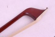 3/4 Upright Double Bass Bow Brazilwood German Style Ebony Frog Natural Bow Hair