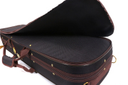 yinfente New Violin Case 4/4 Full Size Violin Box Wooden Oblong Cases for Violin Straps