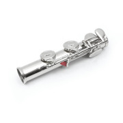 yinfente New 16 Hole C key Flute With Gloves Cleaning Rod Case closed hole Nickel Silver