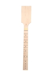Maple Guitar Neck 22 fret maple Fretboard DIY Replacement 25.5 Inch Paddle head(for joefield22)