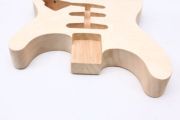 Electric Guitar Body Mahogany Wood with Quilted Maple Cap SSS Pickup for Strat