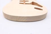 Electric Guitar Body Mahogany Wood with Quilted Maple Cap SSS Pickup for Strat