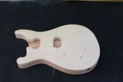 Left hand Guitar Body Mahogany+ Flame Maple Diy Guitar Project