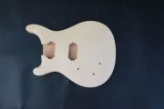 Left hand Guitar Body Mahogany+ Flame Maple Diy Guitar Project