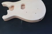 Left hand Guitar Body Mahogany+ Flame Maple Diy Guitar Project