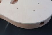 Left hand Guitar Body Mahogany+ Flame Maple Diy Guitar Project