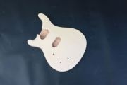 Left hand Guitar Body Mahogany+ Flame Maple Diy Guitar Project