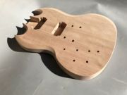 Left hand Guitar Body Mahogany wood Guitar Project SG Style Replacement Bodies