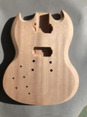 Left hand Guitar Body Mahogany wood Guitar Project SG Style Replacement Bodies