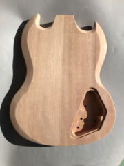 Left hand Guitar Body Mahogany wood Guitar Project SG Style Replacement Bodies
