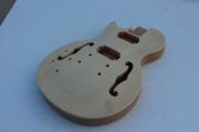 Left hand Guitar Body Mahogany Flame Maple Veneer Diy Guitar Project