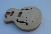 Left hand Guitar Body Mahogany Flame Maple Veneer Diy Guitar Project