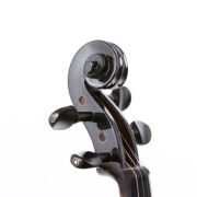 Yinfente 16 inch Electric Viola Full Size Solid Wood Ebony Fittings Silent Purple with viola case