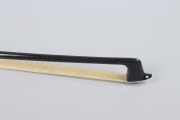 5PCS 4/4 Violin Bow Golden Braided Carbon FIber Ebony Frog Bows Hair Peacock Blossom hsedal0