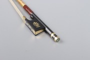 5PCS 4/4 Violin Bow Golden Braided Carbon FIber Ebony Frog Bows Hair Peacock Blossom hsedal0