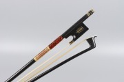 5PCS 4/4 Violin Bow Golden Braided Carbon FIber Ebony Frog Bows Hair Peacock Blossom hsedal0