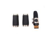 yinfente Professional Student Clarinet Ebonite Body Nickel Plated Key Bb Key 17 key black with Case and parts
