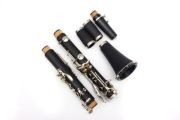 yinfente Professional Student Clarinet Ebonite Body Nickel Plated Key Bb Key 17 key black with Case and parts