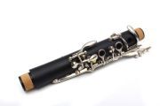 yinfente Professional Student Clarinet Ebonite Body Nickel Plated Key Bb Key 17 key black with Case and parts