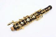 Yinfente Professional Ebony wood Oboe C key left F Resonance Golden plated key