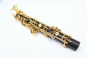 Yinfente Professional Ebony wood Oboe C key left F Resonance Golden plated key