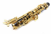 Yinfente Professional Ebony wood Oboe C key left F Resonance Golden plated key