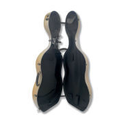 Yinfente Special Deal-Cello case 4/4 with wheels strong handle backstraps hard case easy to carry