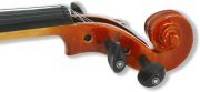 Yinfente 4 String Acoustic Violin 4/4 Violin Set Full Size Flamed Maple Spruce Ebony Fittings Free Case and Violin Bow