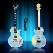 Yinfente LED Light Electric Guitar Acrylic Body Crystal Guitar Sweet Tone 22 fret 24.75 inch Mahogany Rosewood Fretboard Set in