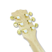 Yinfente LED Light Electric Guitar Acrylic Body Crystal Guitar Sweet Tone 22 fret 24.75 inch Mahogany Rosewood Fretboard Set in