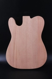 Tele Electric Guitar Body Mahogany Maple wood DIY electric Guitar HH pickups Drill the bridge hole(wolf_2x)