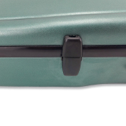 Yinfente Viola Case 16 inch Carbon Fiber Hard Viola Case Backpack Adjustable Neck Pad Ergonomic Design Green color