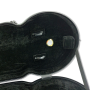 Yinfente Viola Case 16 inch Carbon Fiber Hard Viola Case Backpack Adjustable Neck Pad Ergonomic Design Green color