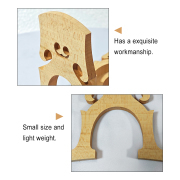 Yinfente cello parts and making tool 2 pieces cello bridge 2 set of cello middle soft strings 1 piece bridge tool of cut the string notches DIY cello making Temporary customized